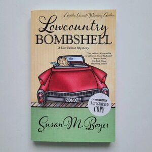 Book Lowcountry Bombshell Boyer Liz Talbot Mystery 2 Signed Southern Cozy